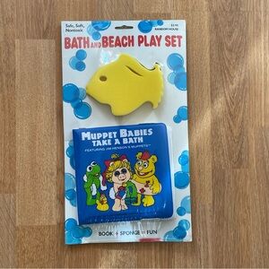 Muppet Babies Bath and Beach Play Set Vintage 1984 In Original Packaging